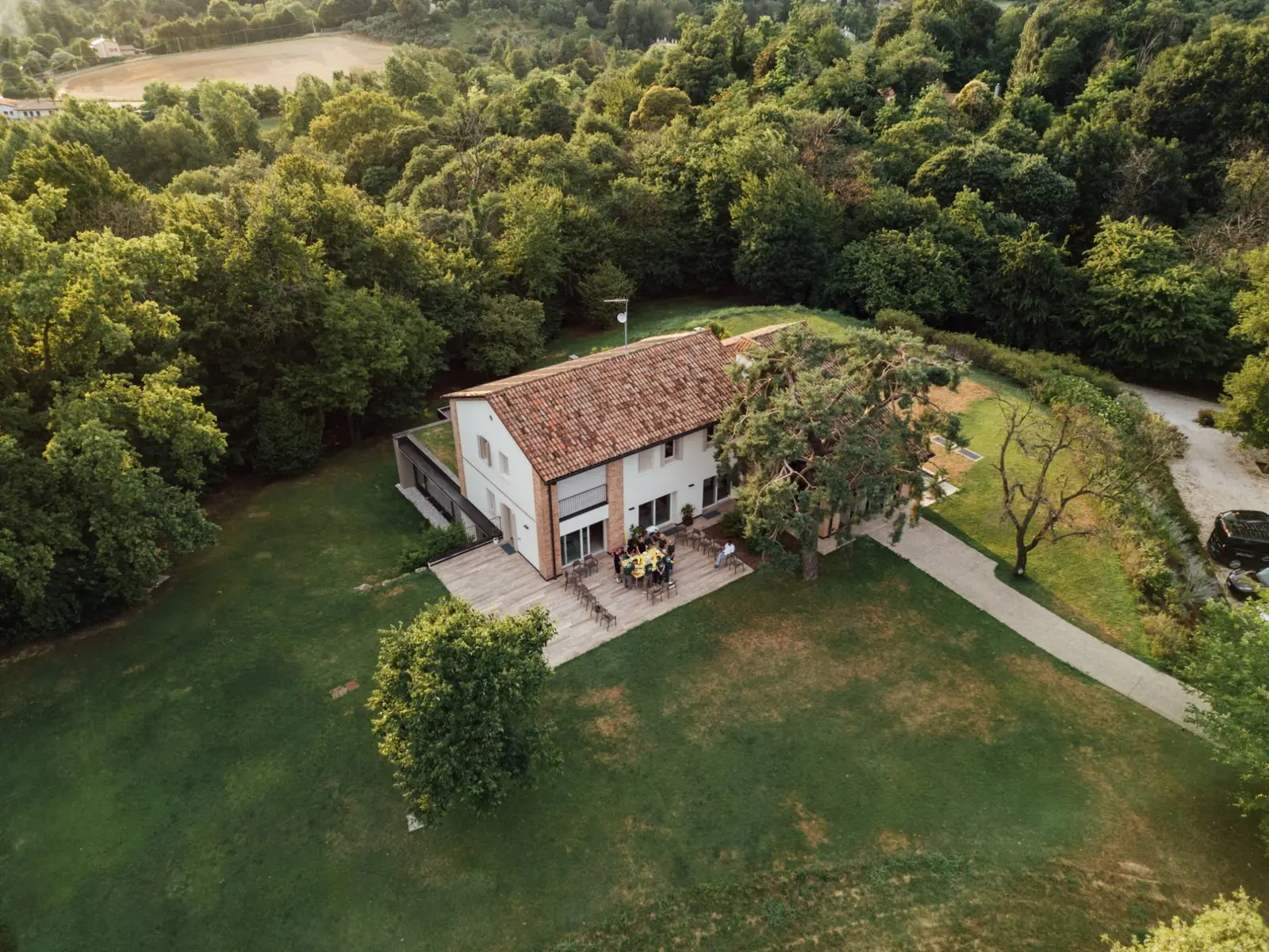 Foresteria, Borgoluce, from above