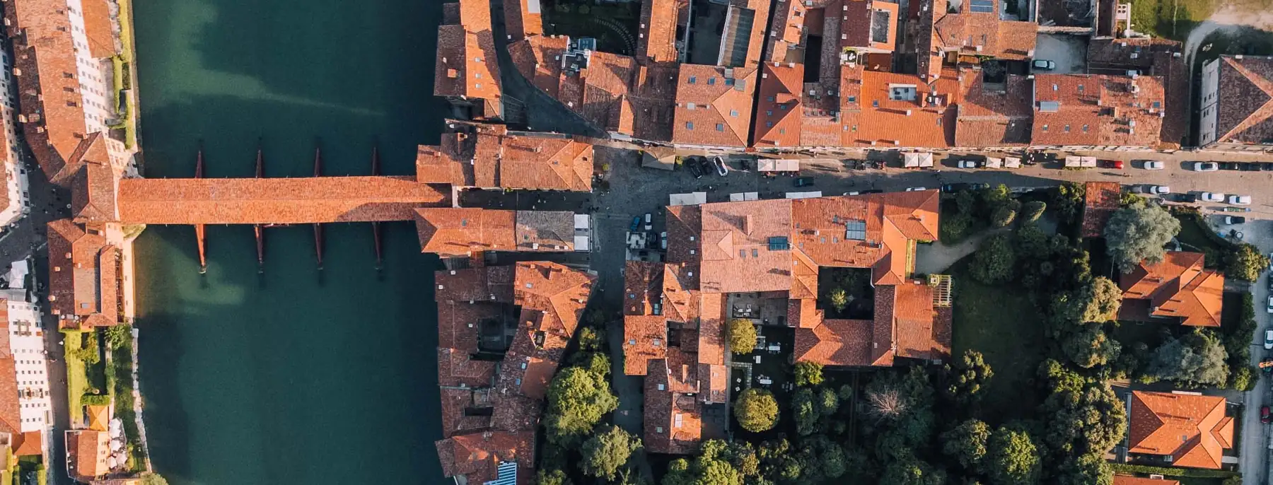 The garden of Bassano Club House (BCH) from above