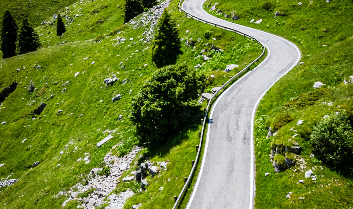 Monte Grappa cycling routes from above - road cycling up Monte Grappa