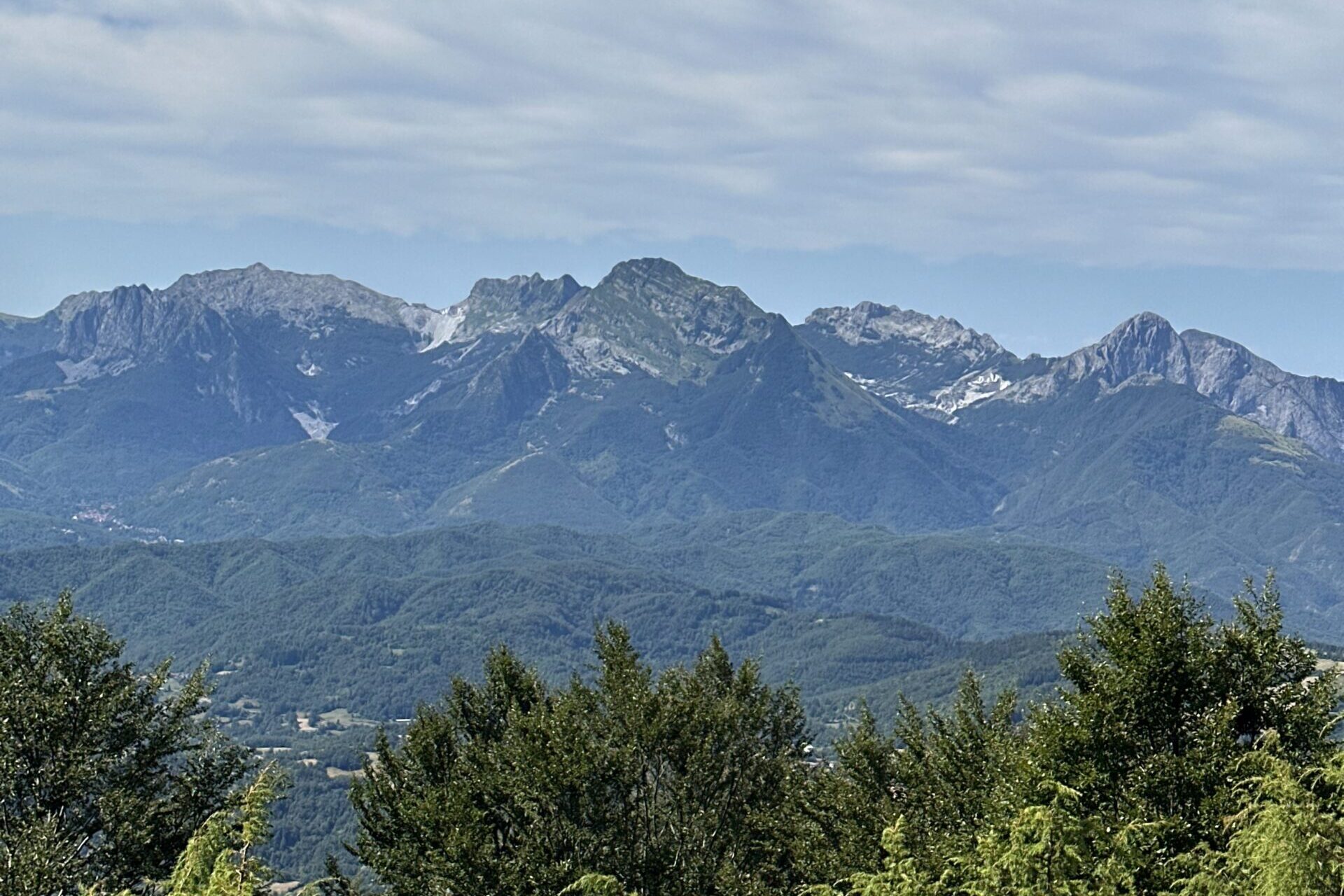 The view from the sauna at Spino Fiorito